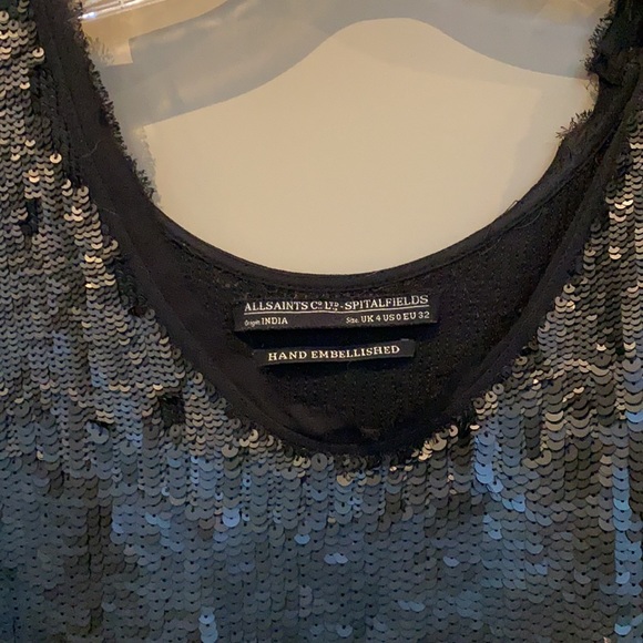 All Saints Multi Sized Asymmetrical Top - Picture 2 of 6